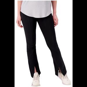 Fit 4 All by Carrie Wightman Smooth Waist Split Front Legging Black - Regular